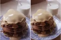 Панкейки с кремом