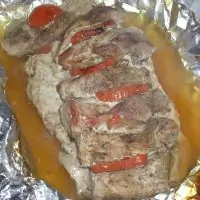 Мясо в фольге с итальянским акцентом