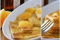 Блинчики в апельсиновой карамели