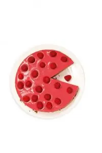 Шоколадно-малиновый торт