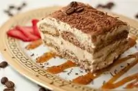 Тирамису с сыром маскарпоне и кофейным ликером