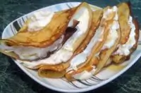 Диетические блины с творогом