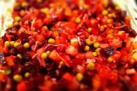 Винегрет с каперсами и запеченной свеклой