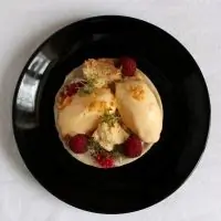 Мороженое из цветной капусты и белого шоколада