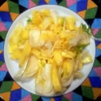 Карпаччо из фенхеля и ананаса