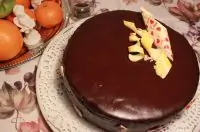 Торт «Малиново-вишневый трюфель»