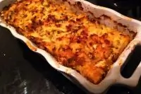 Мясная запеканка болоньезе