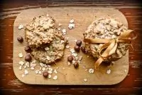 Овсяное печенье с корицей и молоком