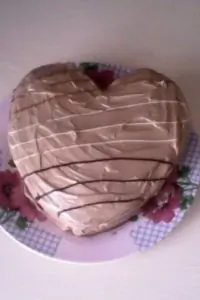 Быстрый торт со сливочно-шоколадным кремом