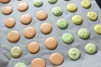 Пирожные макароны на итальянской меренге