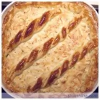 Курник (Открытый пирог с курицей)