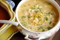Молочный суп чупе по аргентински