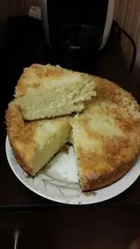 Кокосовый пирог на кефире