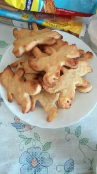 Детское творожное печенье