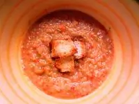 Гаспачо с домашними гренками