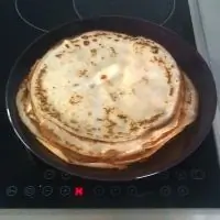 Блины с водкой