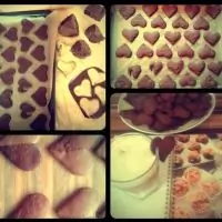 Шоколадное печенье в глазури