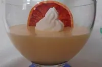 Фруктовый крем из апельсина