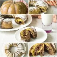 Тыквенно-шоколадный кекс