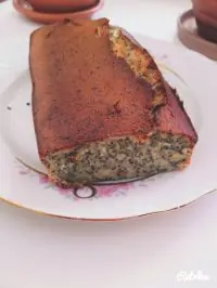 Лимонный кекс с маком