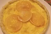 Тарт с цитрусовыми и виски