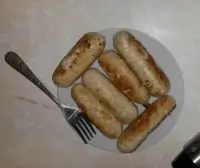 Нежные домашние сосиски из куриного филе