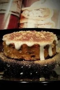 Морковно-медовый кекс с семенами подсолнечника