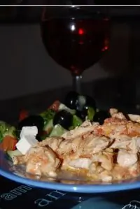 Куриное филе в сметане с луком