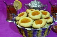 Печенье к чаю с абрикосовым джемом