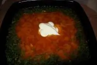 Борщ по полтавски с гусем