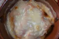 Запеканка из лука-порея под сыром