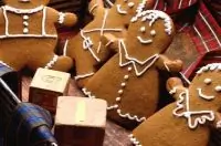 Имбирные человечки с медом