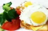 Тосты с сыром и яйцами