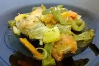 Курица с овощами в кисло-сладком соусе