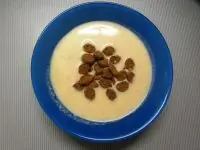 Сырный крем-суп с сухариками
