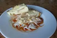 Запеканка творожная с грушей