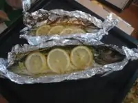 Щука, запеченная в фольге