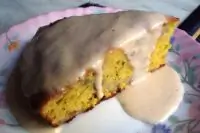 Пирог с бананами и сметанным кремом