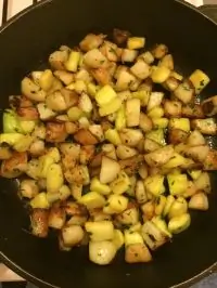 Картофель с цукини и тимьяном