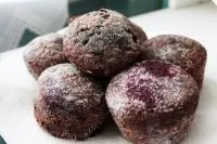 Черносмородиновые кексы