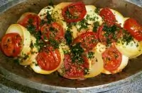 Запеканка с мясом и овощами