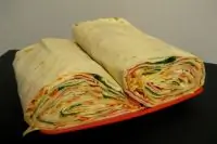 Рулет с крабовыми палочками