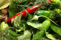 Острые малосольные огурцы на водке