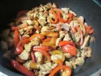 Курица по китайски с овощами