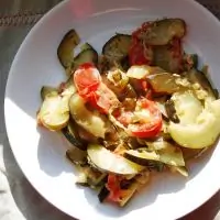 Цукини со сметаной и острым перцем