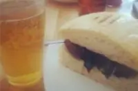 Чиабатта со свининой по китайски