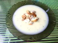 Сливочный суп с картофелем и кабачком