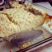 Крамбл творожно-яблочный