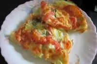 Запеченные в молочном соусе овощи