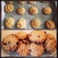 Овсяное печенье с изюмом и корицей